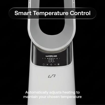 3 in 1 Bladeless Fan Heater Air Purifier (White)