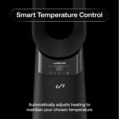 3 in 1 Bladeless Fan Heater Air Purifier (Black)