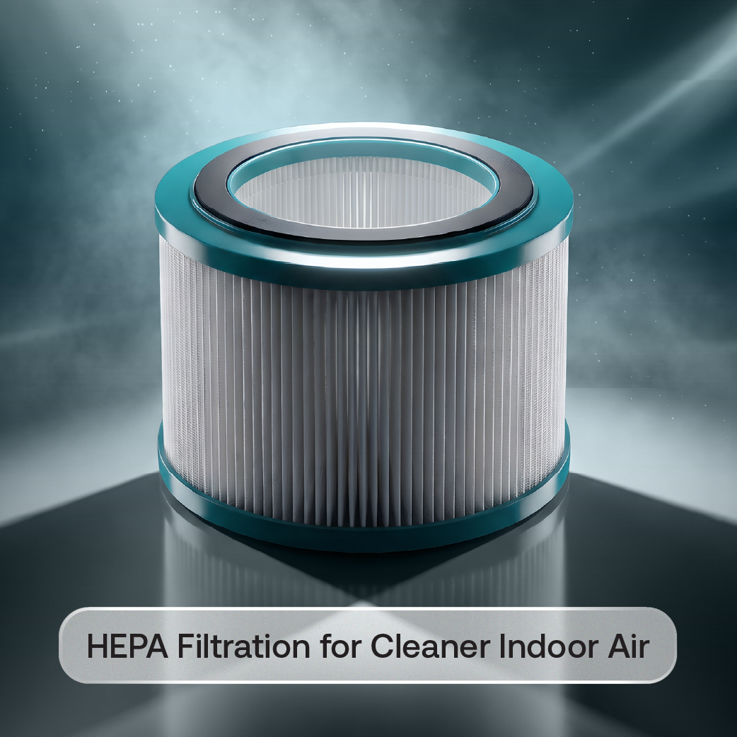 3 in 1 Bladeless Fan Heater Air Purifier (White)