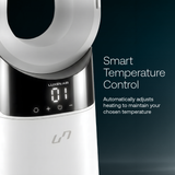 3 in 1 Bladeless Fan Heater Air Purifier (White)