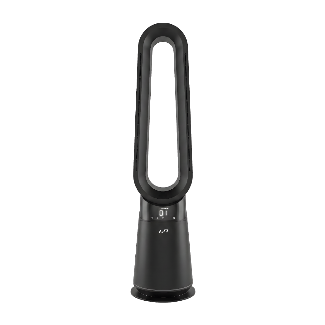 3 in 1 Bladeless Fan Heater Air Purifier (Black)
