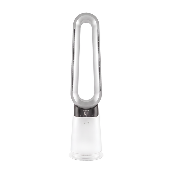 3 in 1 Bladeless Fan Heater Air Purifier (White / Silver)