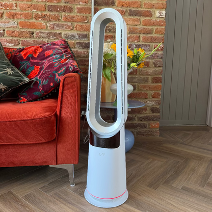 3 in 1 Bladeless Fan Heater Air Purifier (White / Silver)